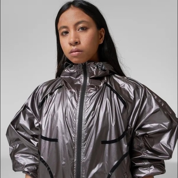 Stella McCartney x Adidas shine jacket truepace hazros black NWT XS - Picture 3 of 16